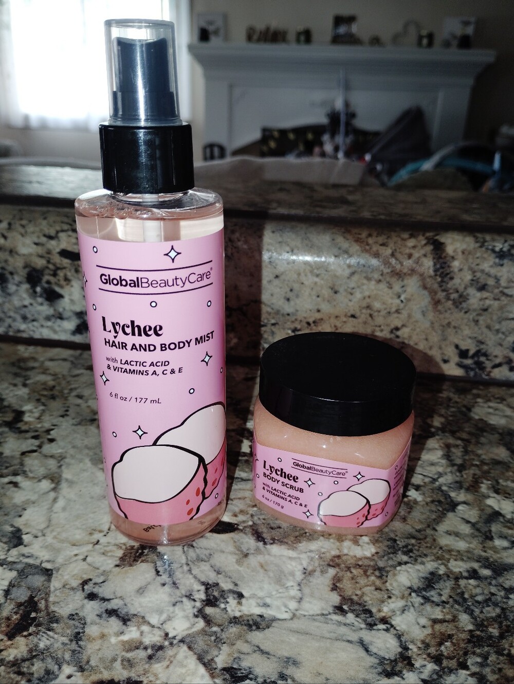 GlobalBeautyCare Lychee Hair & Body Mist — Pink New